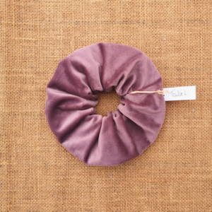 Chouchous fait main en velours vieux rose