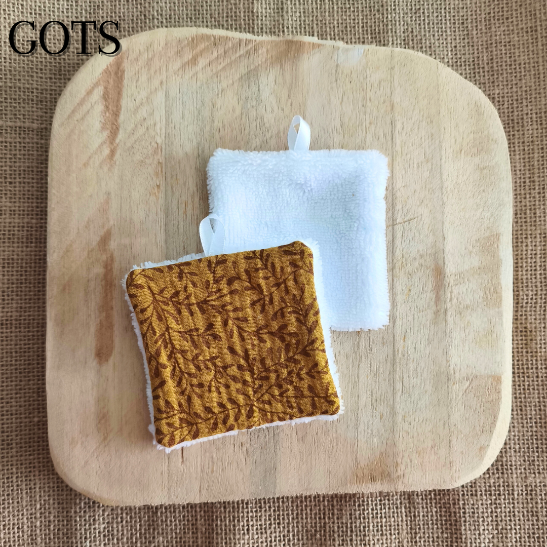 Coton en tissu imprimé certifié GOTS, biologique